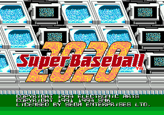 Super Baseball 2020 screenshot 3 for Sega Mega Drive